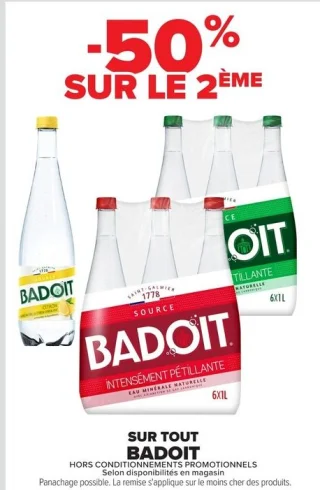 Eaux minérales Badoit
