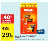 Lames de rasoir Gillette Fusion 5 Pack Spécial