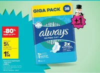 Protections hygiéniques Always Ultra Day Giga Pack