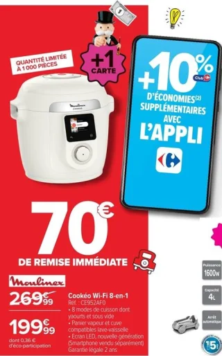 Moulinex Cookéo Wi-Fi 8-en-1
