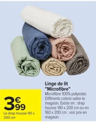 Linge de lit "Microfibre" Tex Home