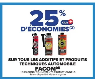 Additifs et produits techniques automobile FACOM