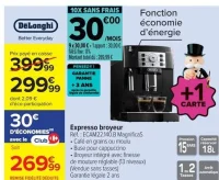 Expresso broyeur DeLonghi Magnifica S ECAM22.140.B