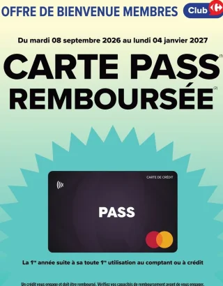 Carte PASS Carrefour Banque et Assurance