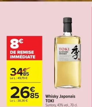 Whisky Japonais TOKI Suntory
