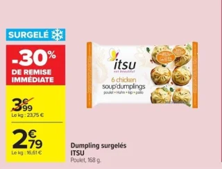 Dumpling surgelés ITSU Poulet