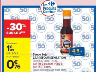 Sauce Soja Carrefour Sensation