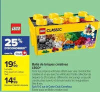 Boîte de briques créatives LEGO Classic