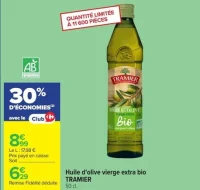 Huile d'olive vierge extra bio TRAMIER