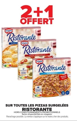 Pizzas surgelées Ristorante