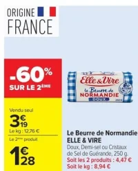 Le Beurre de Normandie ELLE & VIRE