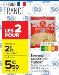Emmental CARREFOUR CLASSIC'