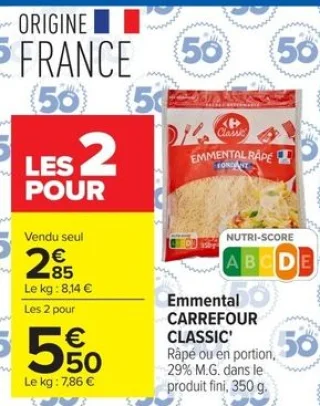 Emmental CARREFOUR CLASSIC'