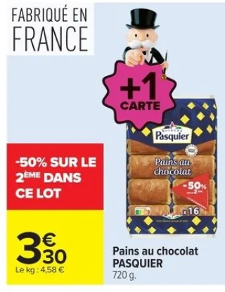 Pains au chocolat Pasquier