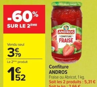 Confiture ANDROS