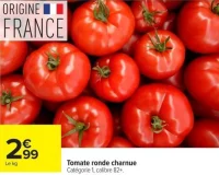 Tomate ronde charnue