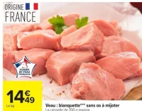 Veau : blanquette*** sans os à mijoter