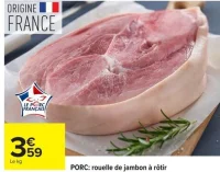 PORC: rouelle de jambon à rôtir