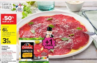 Carpaccio au parmesan CHARAL
