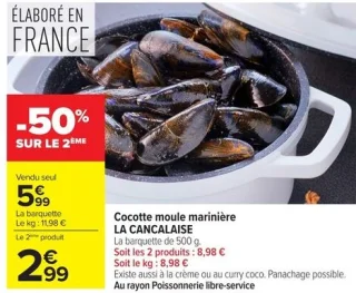 Cocotte moule marinière LA CANCALAISE