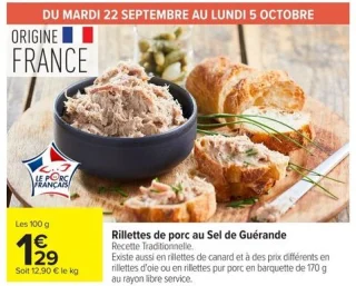 Rillettes de porc au Sel de Guérande Recette Traditionnelle