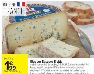 Bleu des Basques Brebis Onetik