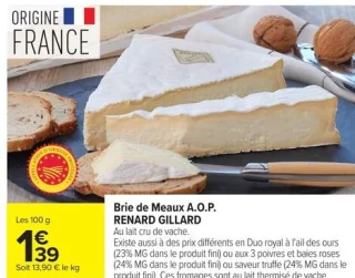 Brie de Meaux A.O.P. RENARD GILLARD