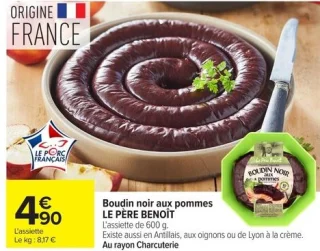 Boudin noir aux pommes LE PÈRE BENOÎT