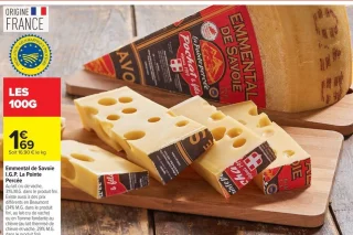 Emmental de Savoie I.G.P. La Pointe Percée Pochat & fils