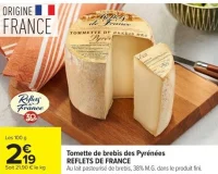 Tomette de brebis des Pyrénées REFLETS DE FRANCE