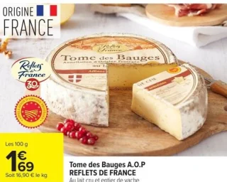 Tome des Bauges A.O.P REFLETS DE FRANCE