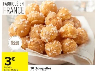 30 chouquettes