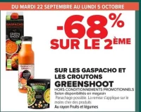 Gaspacho et croutons GREENSHOOT