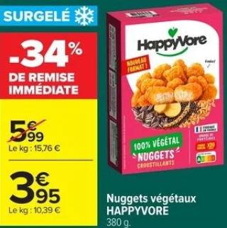Nuggets végétaux HAPPYVORE
