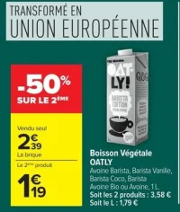 Boisson Vegetale OATLY