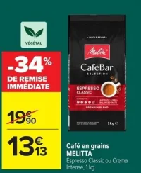 Cafe en grains MELITTA