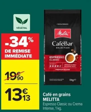 Cafe en grains MELITTA
