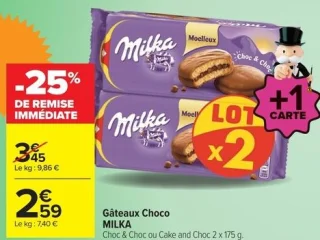 Gâteaux Choco MILKA
