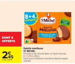 Galette moelleuse St Michel