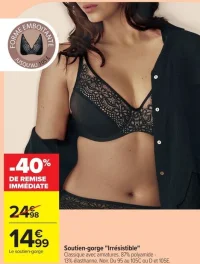 Soutien-gorge "Irrésistible" Well (Noir)