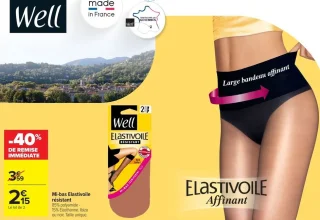 Mi-bas Elastivoile résistant Well