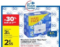 Mouchoirs Confort "Maxi Pack" Carrefour Soft