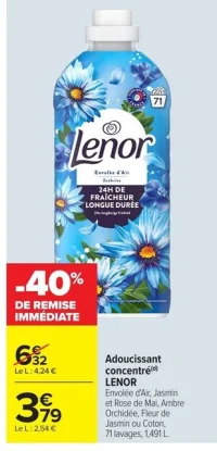Adoucissant concentré Lenor