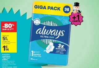 Protections hygiéniques "Giga Pack" ALWAYS