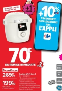 Cookéo Wi-Fi 8-en-1 Moulinex Réf : CE952AFO