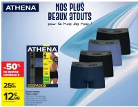 Boxers homme "basic coton" ATHENA