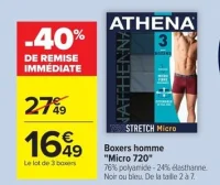 Boxers homme "Micro 720" Athena
