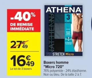 Boxers homme "Micro 720" Athena