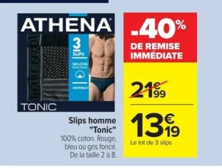 Slips homme "Tonic" Athena