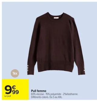 Pull femme Tex